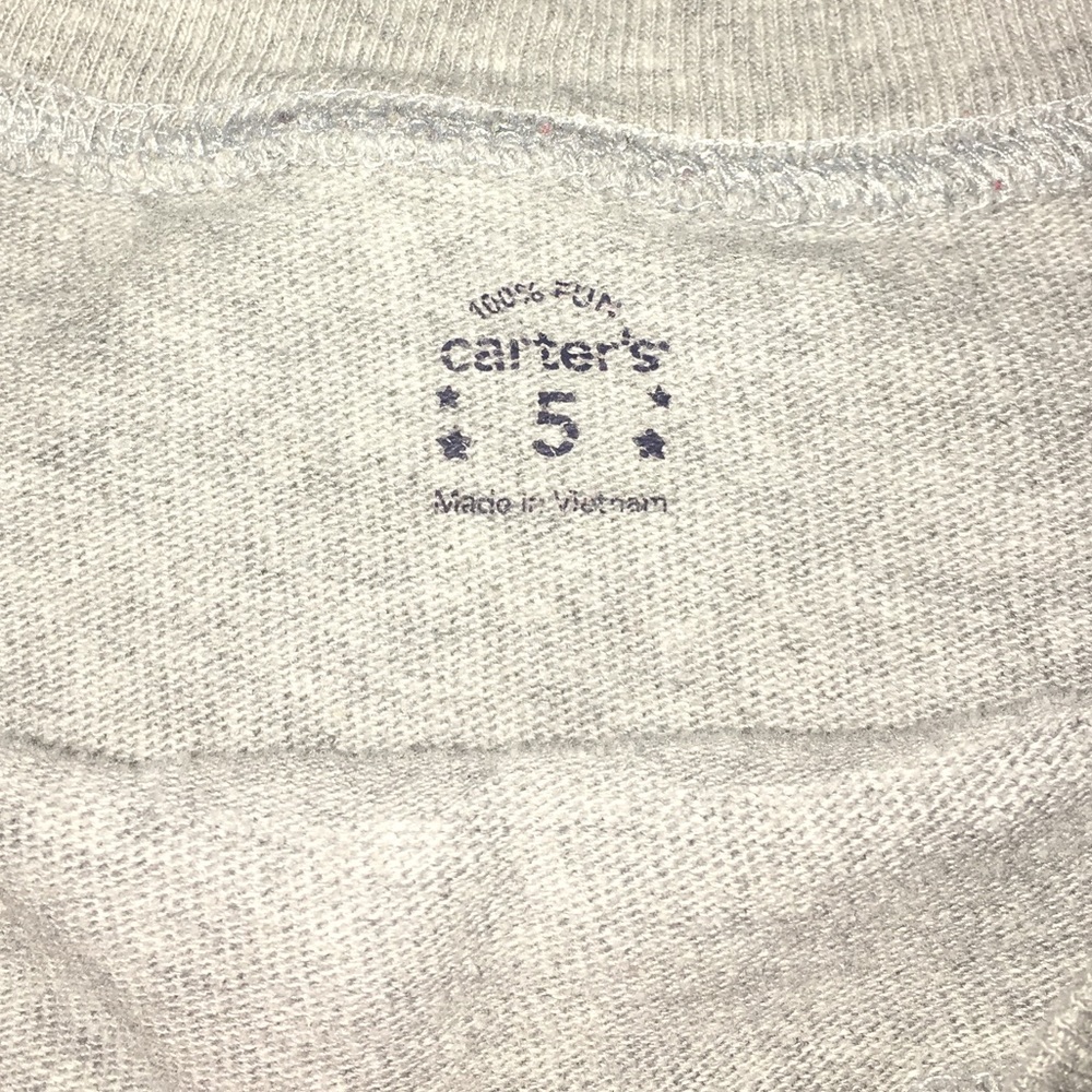 Grey varsity boys long sleeved T-shirt - Picture 3 of 3